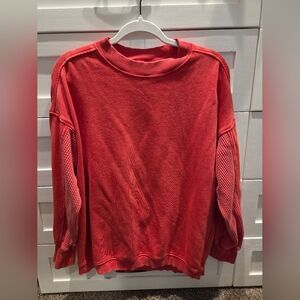 Aerie Women's Red Crewneck Sweater